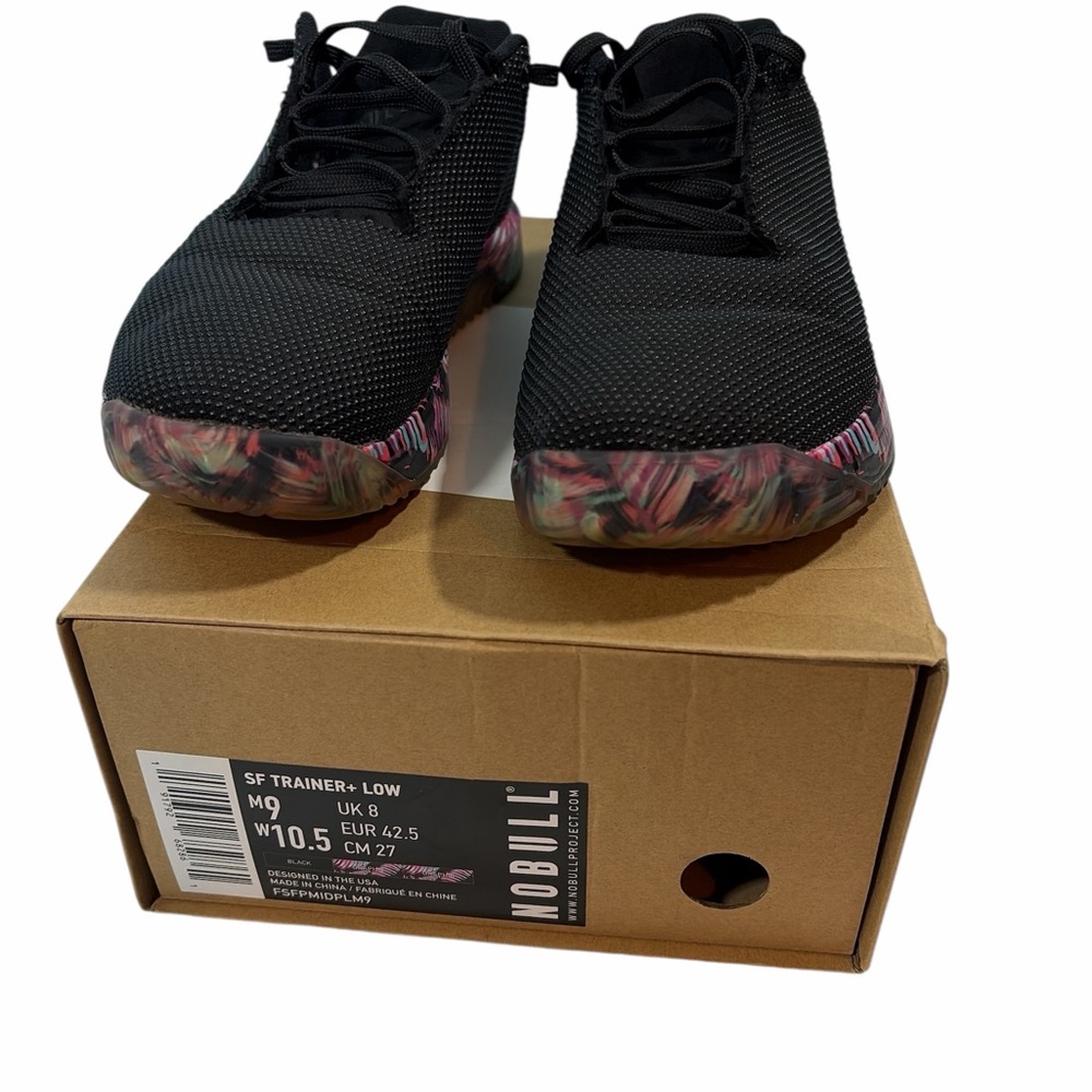 NO BULL Women’s 10.5 / Men’s 9 Trainers Midnight Palm Black Tropical CrossFit - Picture 8 of 9
